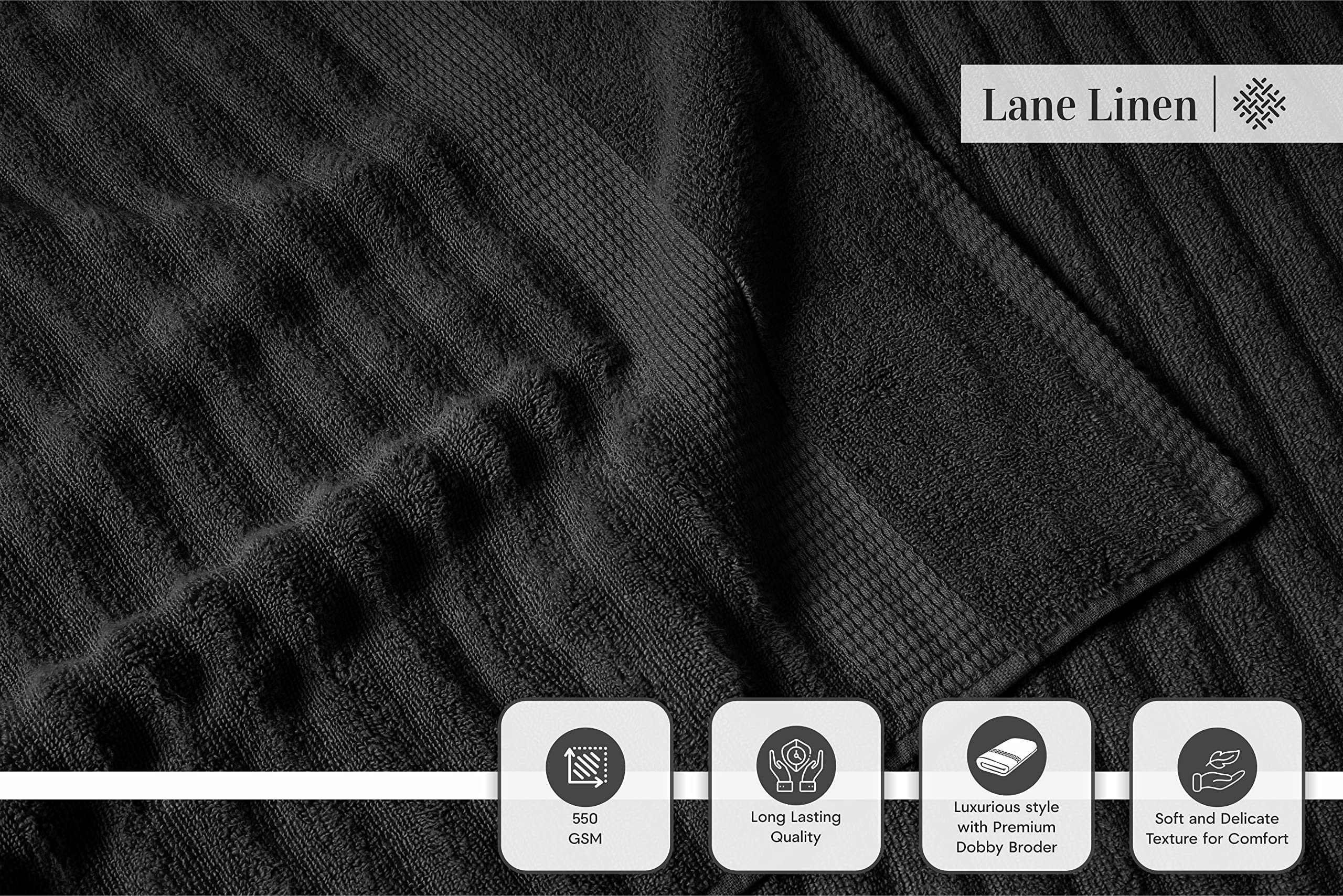 LANE LINEN étiquette OEKO-TEX visible attestant sécurité et absence de produits nocifs