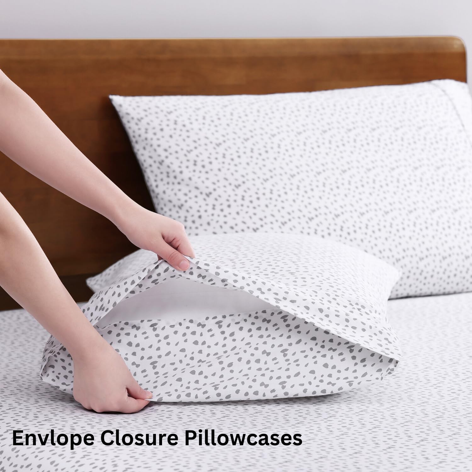 LANE LINEN drap-housse poche profonde élastique assurant ajustement parfait