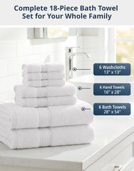 LANE LINEN serviette de bain blanche montrant taille et finition absorbante