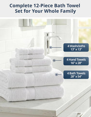 LANE LINEN serviette pour les mains pliée pour un rangement soigné