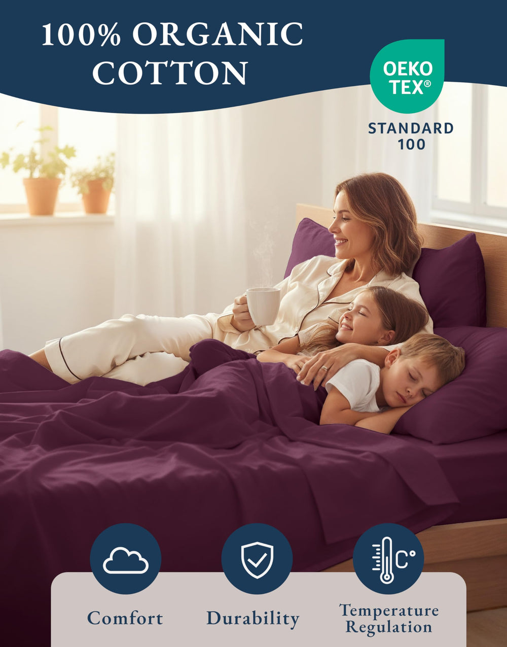 LANE LINEN taies enveloppantes en gros plan garantissant une finition nette