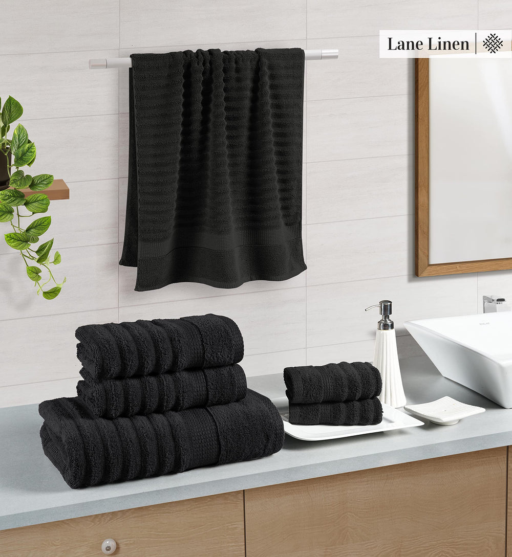 LANE LINEN gros plan sur la texture en bouclette montrant douceur et absorption