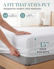 LANE LINEN gros plan du tissage sateen montrant toucher soyeux