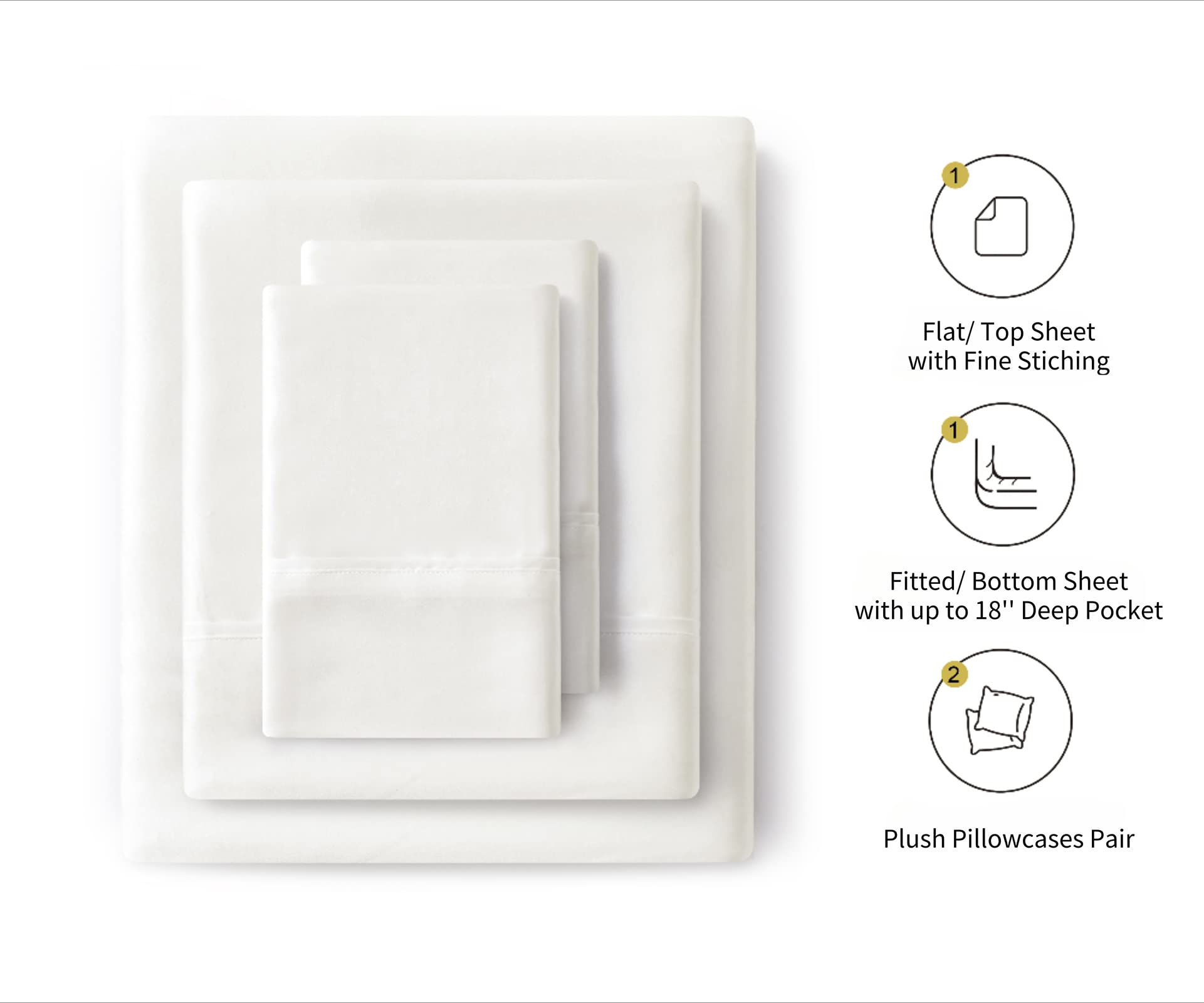 Lanest Housing gros plan tissu satin lisse pour confort frais et soyeux