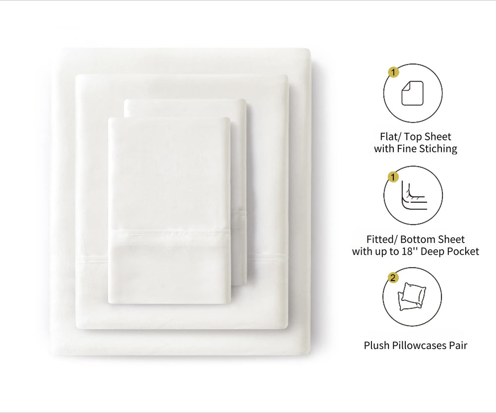 Lanest Housing gros plan tissu satin lisse pour confort frais et soyeux