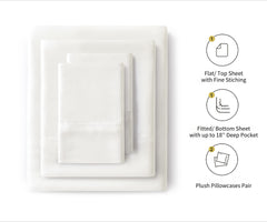 Lanest Housing gros plan tissu satin lisse pour confort frais et soyeux