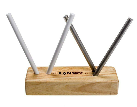 Lansky tiges diamantées et céramiques 5 pouces gros plan pour un affûtage précis