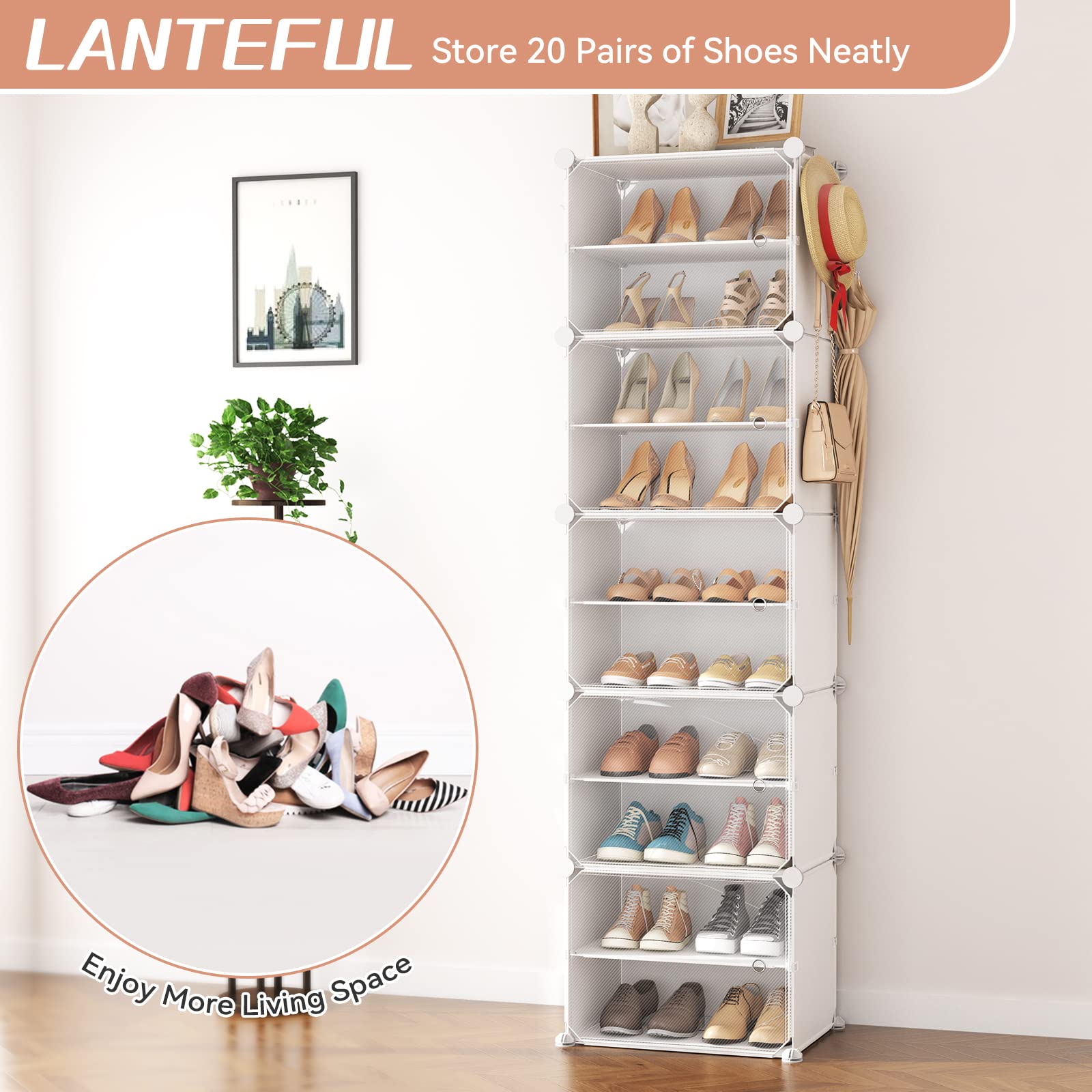 LANTEFUL meuble en situation montrant l'échelle et gain de place