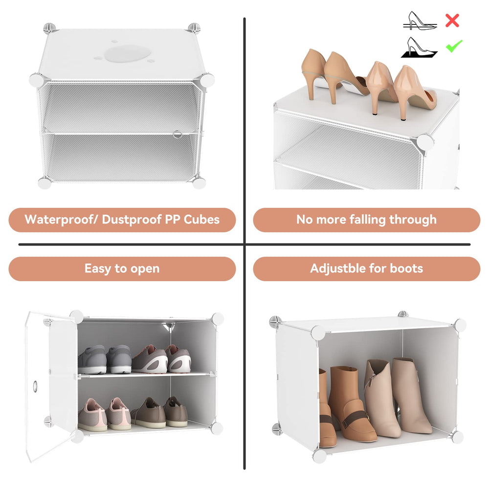 LANTEFUL intérieur avec dix niveaux range jusqu'à vingt paires