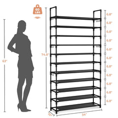 LANTEFUL gros plan structure tubulaire métal noir stable