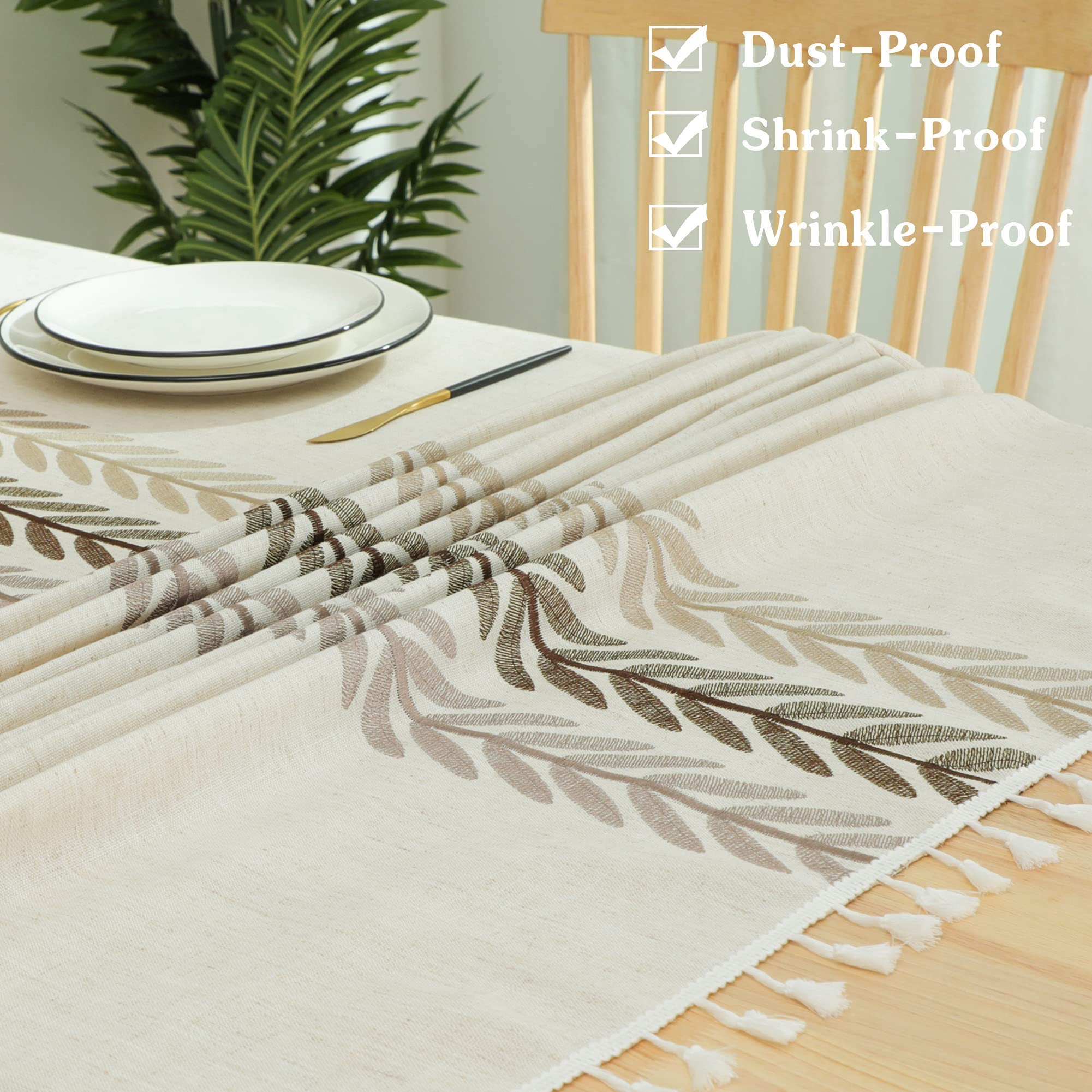 Laolitou nappe sur table dressée, améliore l’ambiance du repas