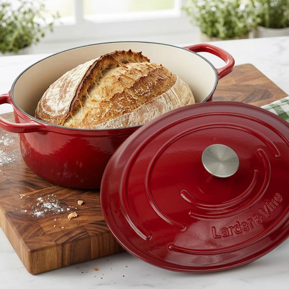Larder & Vine mise en scène lifestyle sur table pour repas convivial