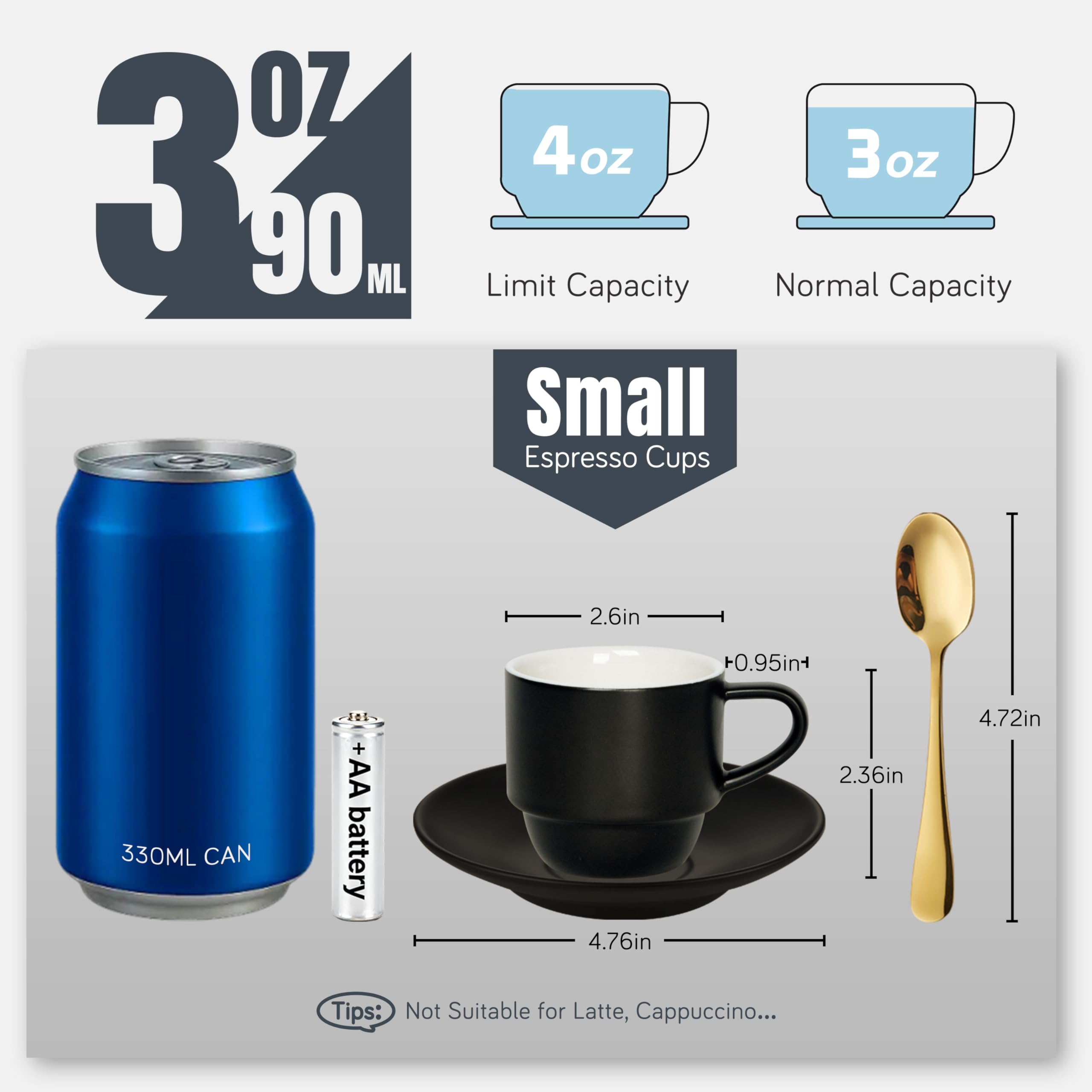 Lareina support métallique empilant tasses pour rangement organisé