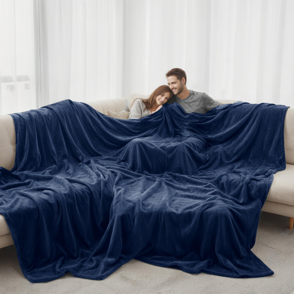 LaSyL couverture oversized frontale montrant couverture complète confortable