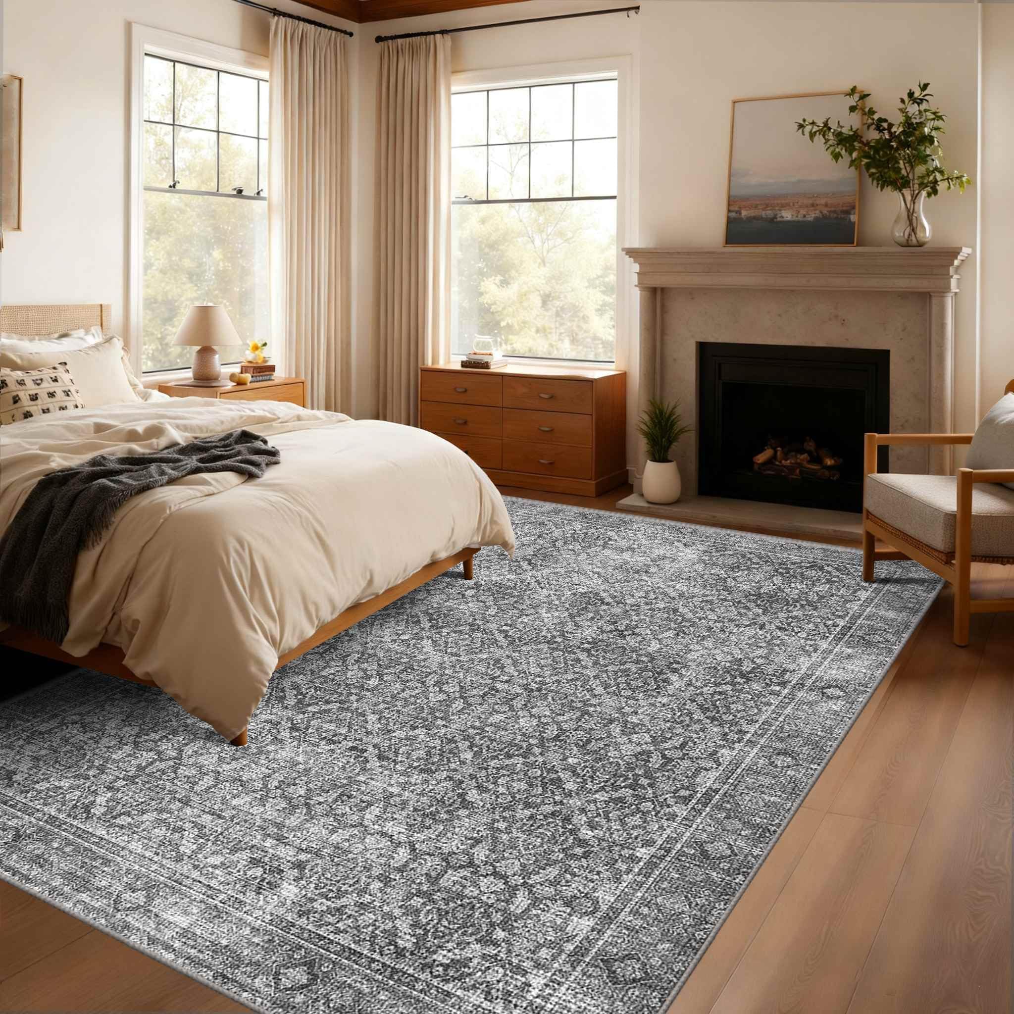 Latte&Fog tapis sous bureau en chambre étudiante montrant gain d'espace et confort