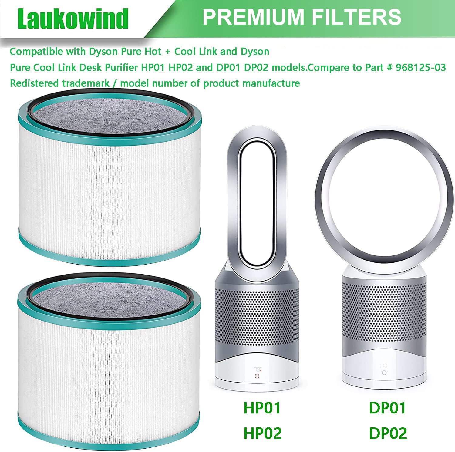Laukowind comparaison taille démontrant dimensions compatibles
