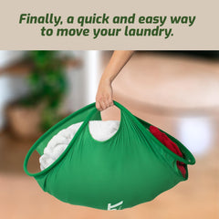 Laundry Turtle panier en usage dans lave-linge frontal, transfert sans effort