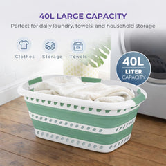 Laundry 360 trois poignées illustrées pour port confortable et sécurisé