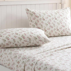 Laura Ashley détail de la housse ajustable montrant l’élastique résistant