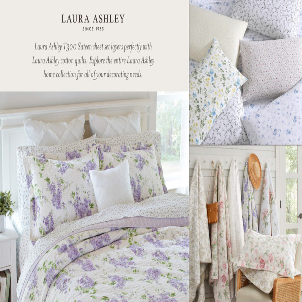 Laura Ashley comparaison taille montrant dimensions Queen et proportions
