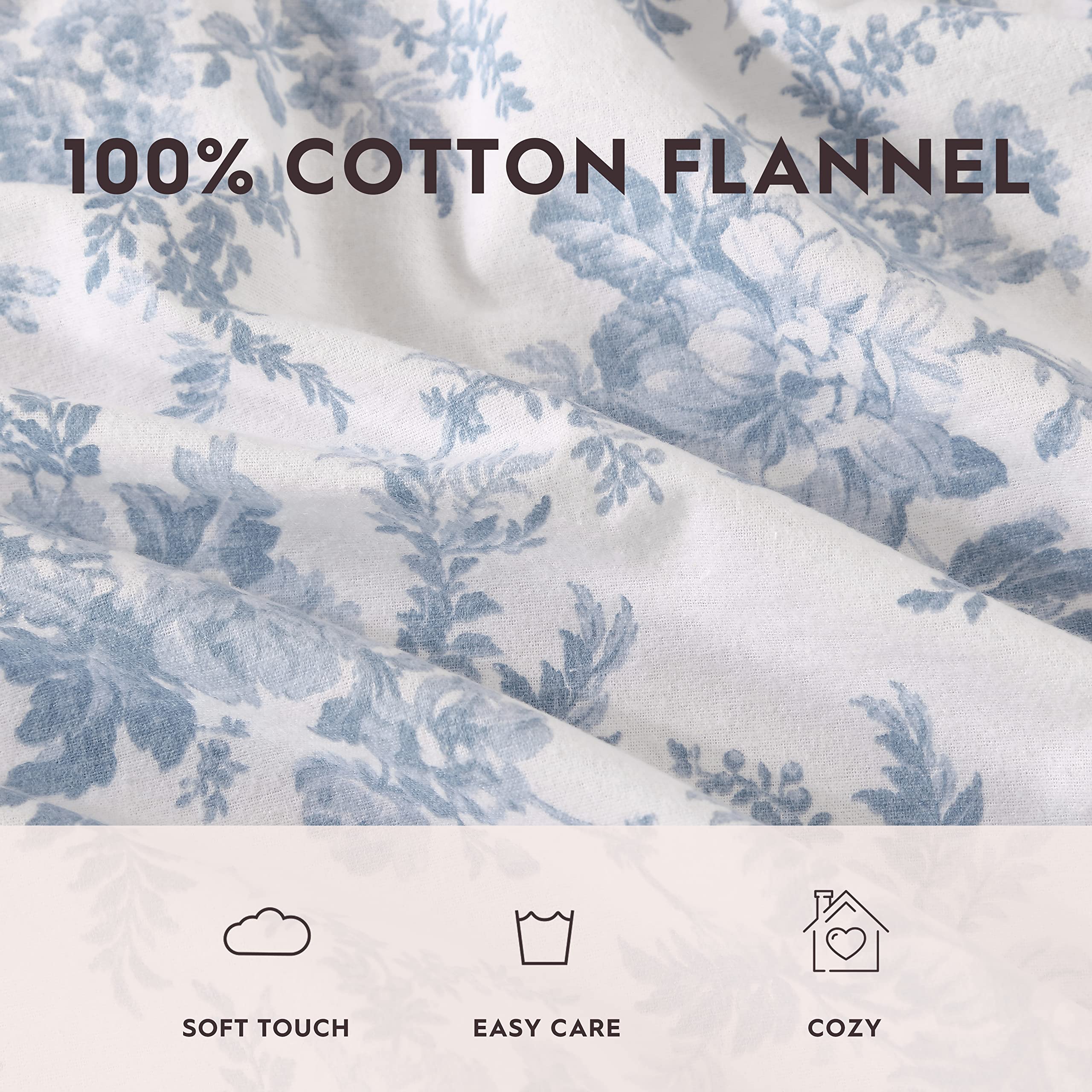 Laura Ashley étiquette de la marque indiquant l'authenticité et les instructions claires