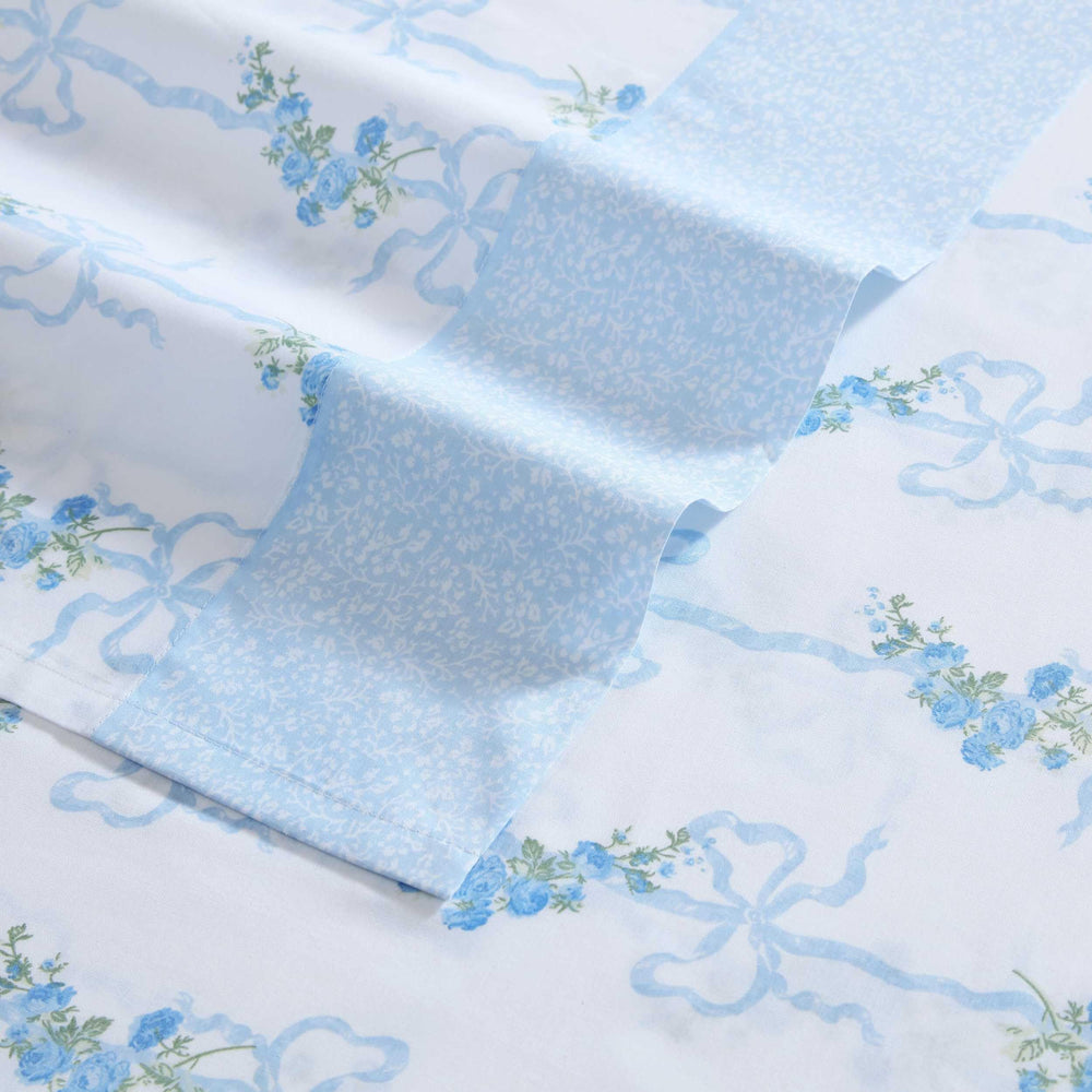Laura Ashley texture percale 100% coton, surface nette et respirante