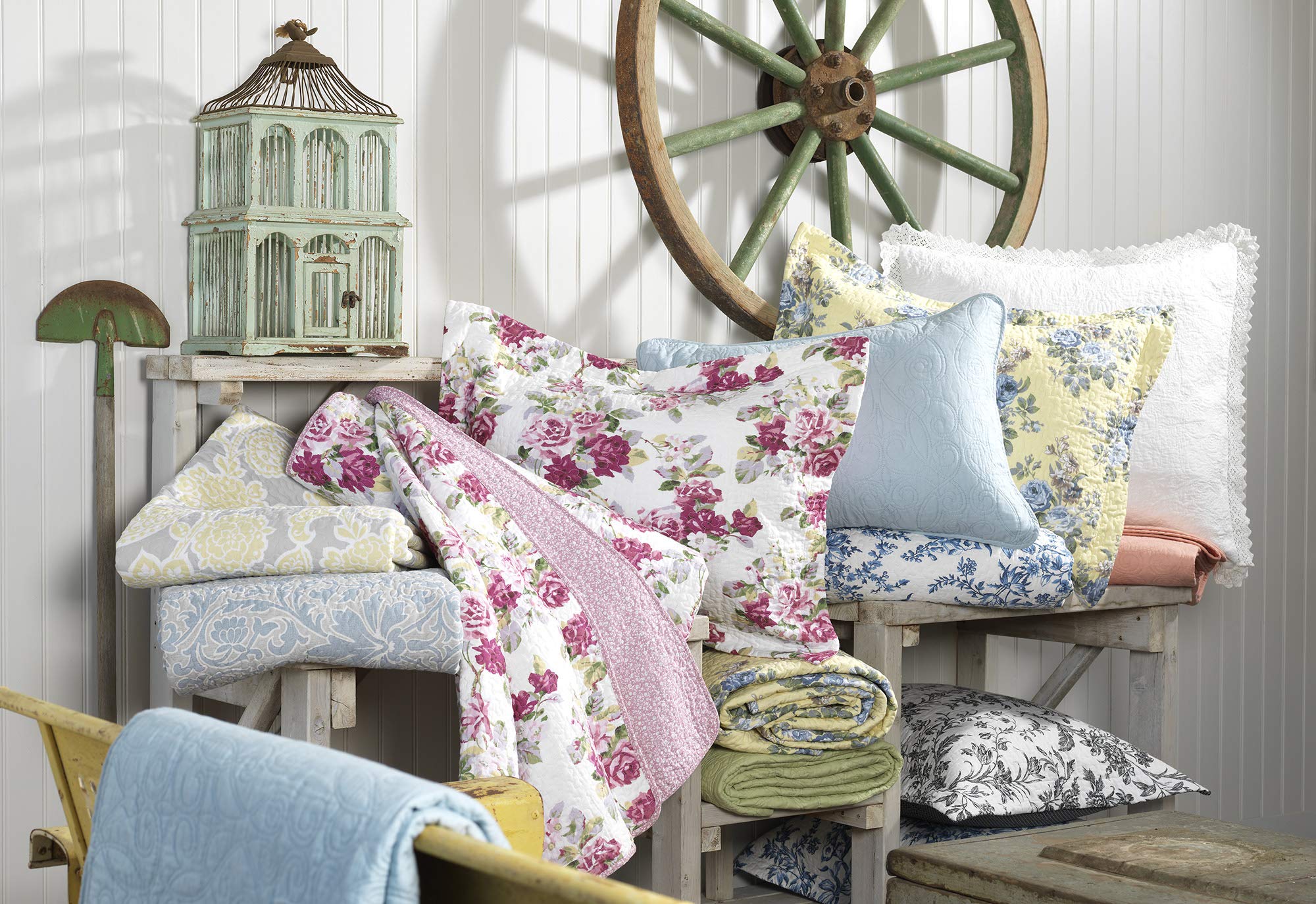 Laura Ashley taie avec fermeture enveloppe pour un maintien propre et simple