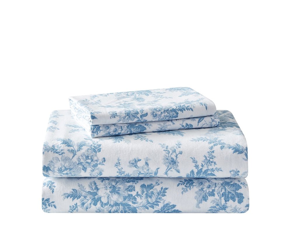 Laura Ashley taie d'oreiller gros plan montrant la finition et le toucher moelleux