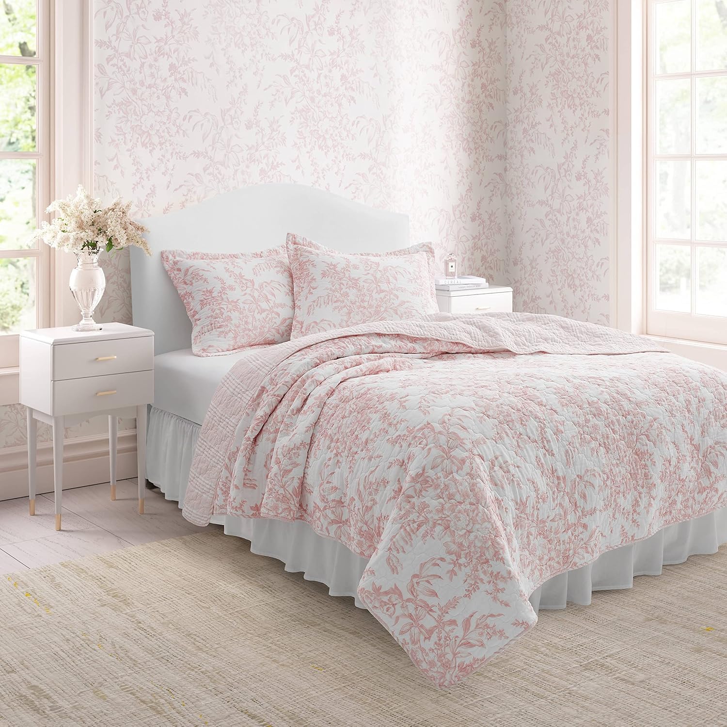 Laura Ashley taie détail rabat arrière pour maintien propre des oreillers