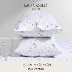 Laura Ashley taies standard en gros plan, finition nette confortable