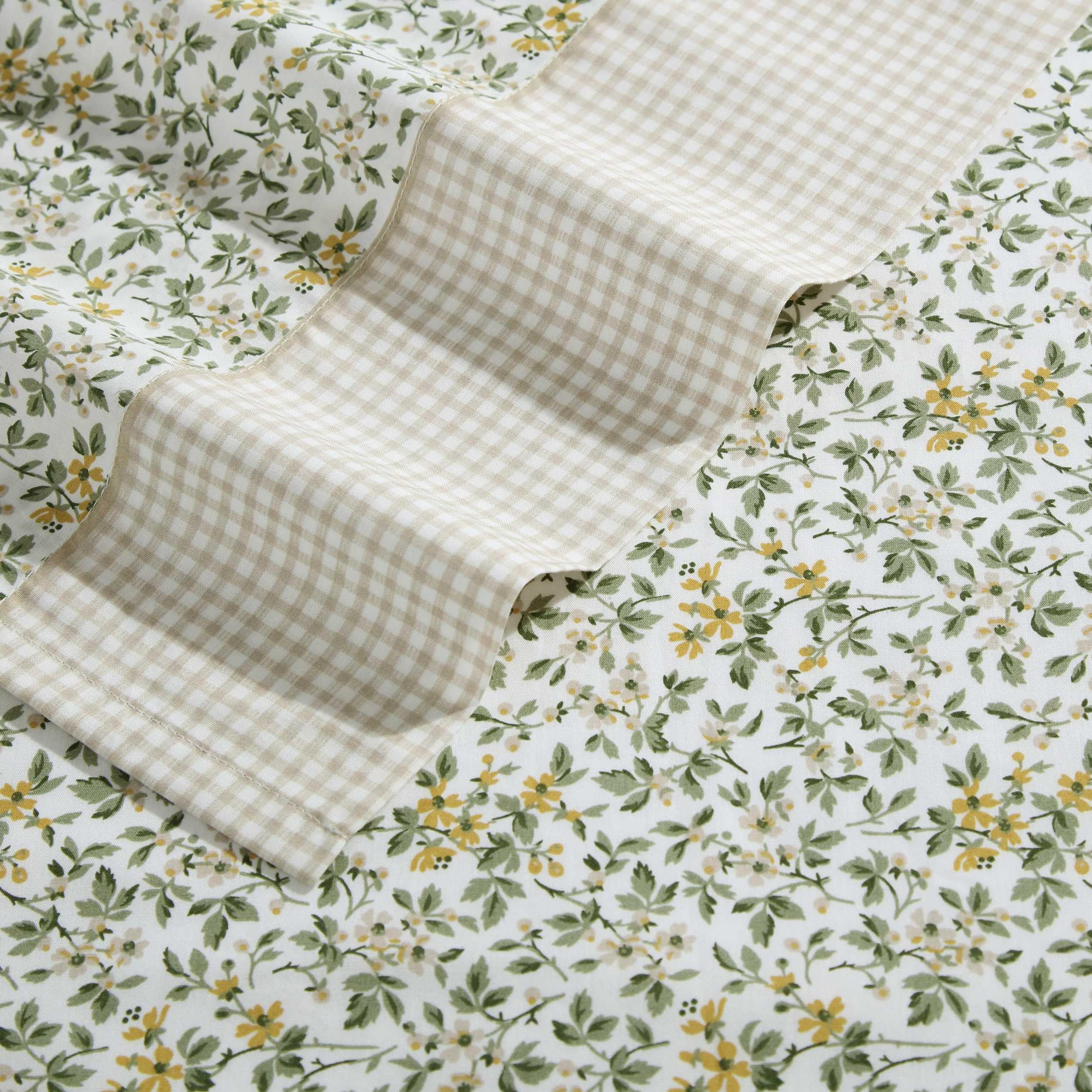 Laura Ashley texture percale gros plan, tissage net et durable pour nuits fraîches