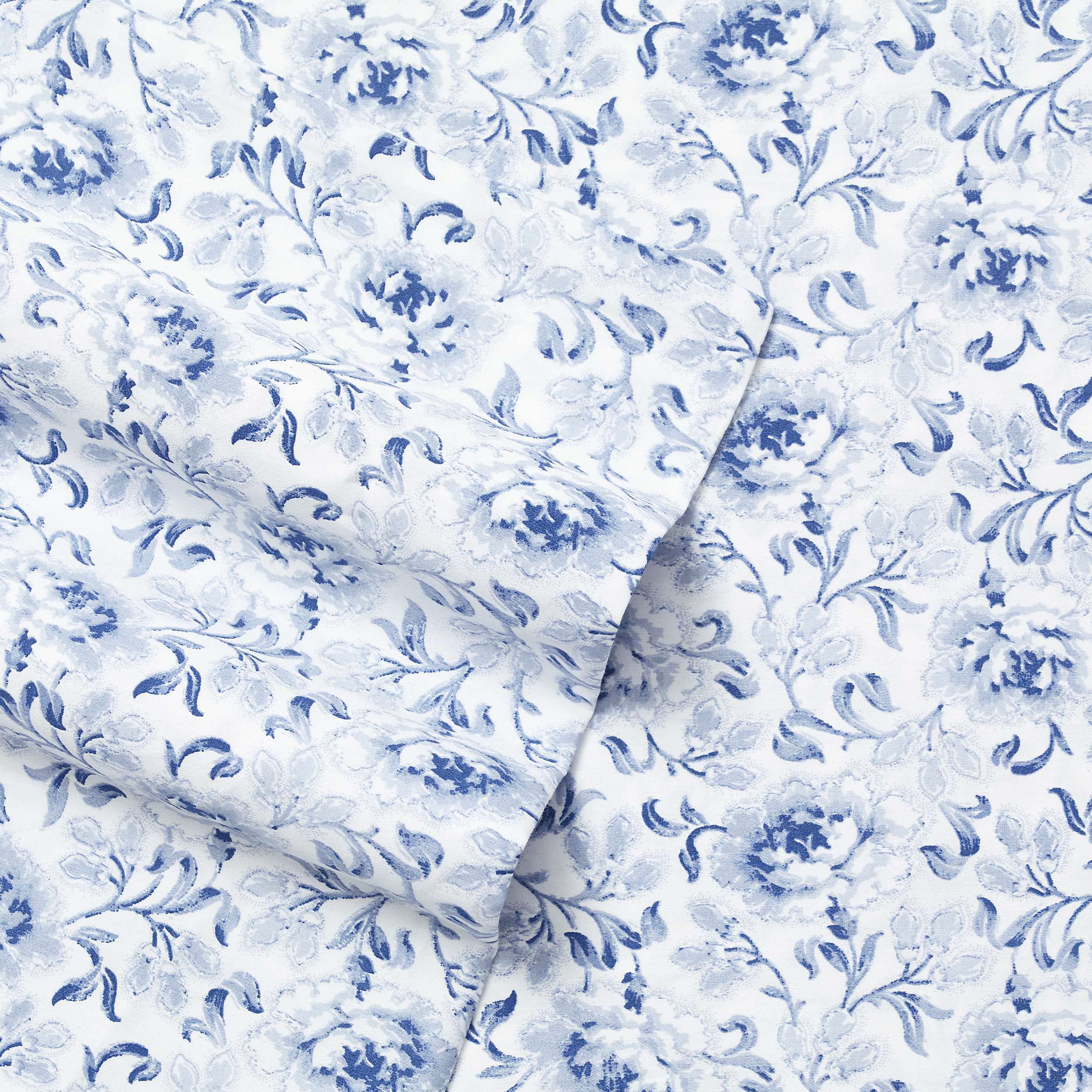 Laura Ashley gros plan du tissage sateen montrant douceur et éclat