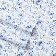 Laura Ashley gros plan du tissage sateen montrant douceur et éclat