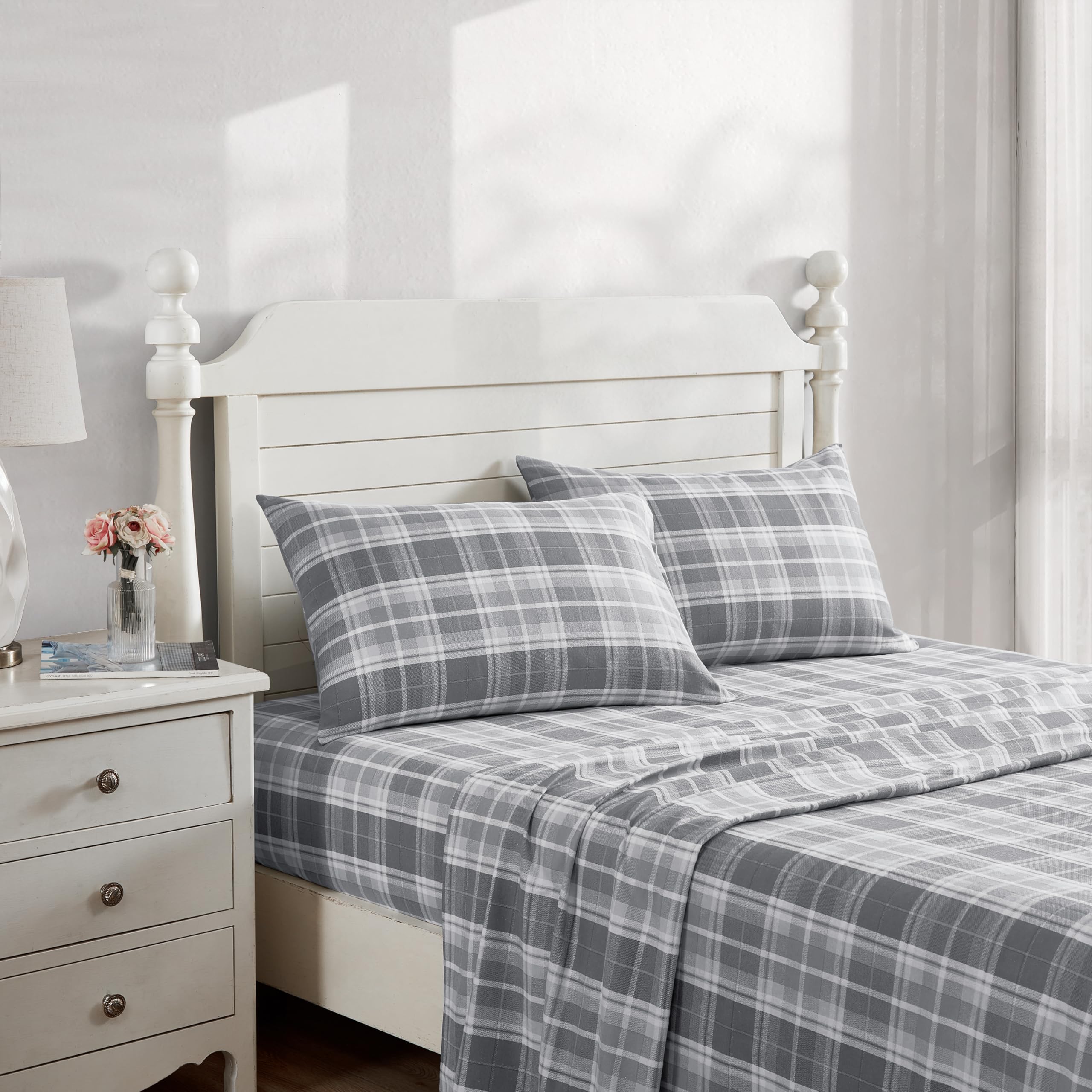 Laura Ashley détail du drap-housse élastiqué assurant maintien sur le matelas
