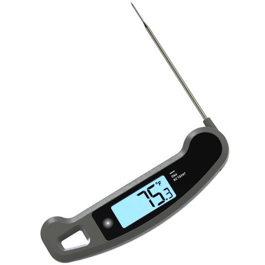 Lavatools Javelin PRO Classic sonde fine montrant pénétration rapide de la viande