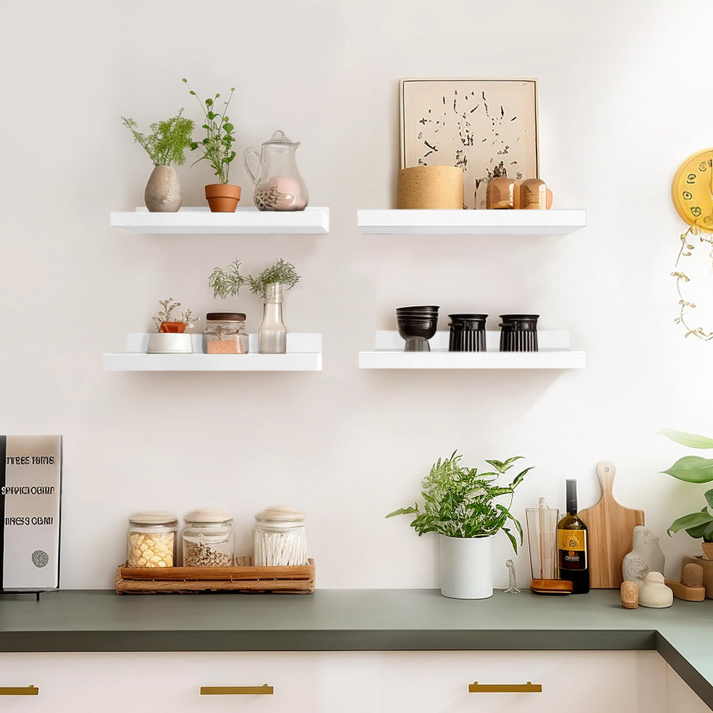 LaVie Home étagère en cuisine avec bocaux d'épices, organisation pratique
