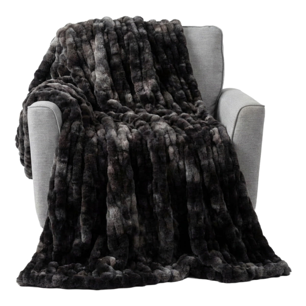 Lavish Home plaid face visible apportant confort décoratif