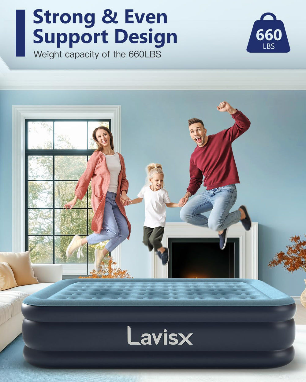 Lavisx plié dans sac de transport compact pour voyages