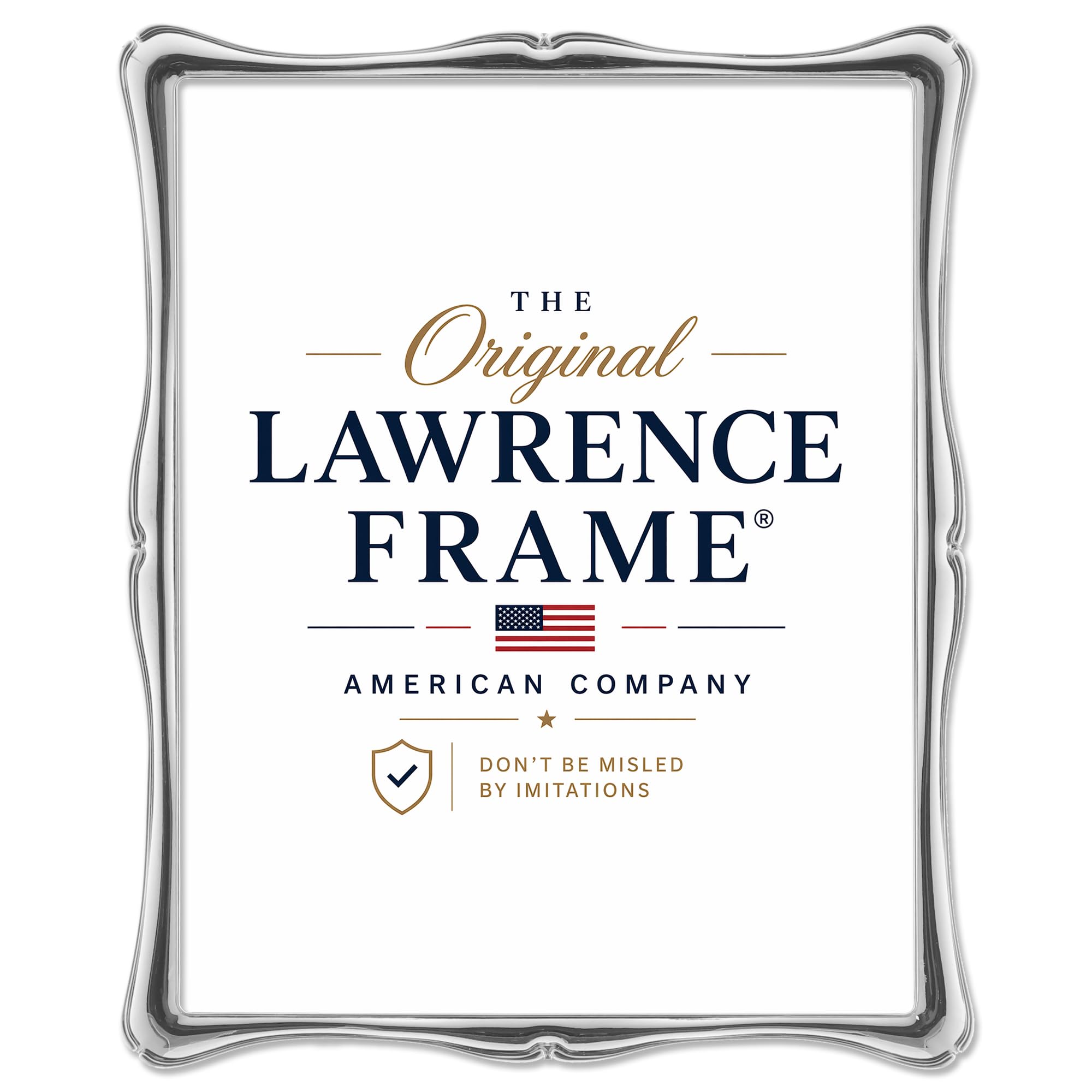 Lawrence Frames gros plan matière métal mettant en valeur détails sculptés