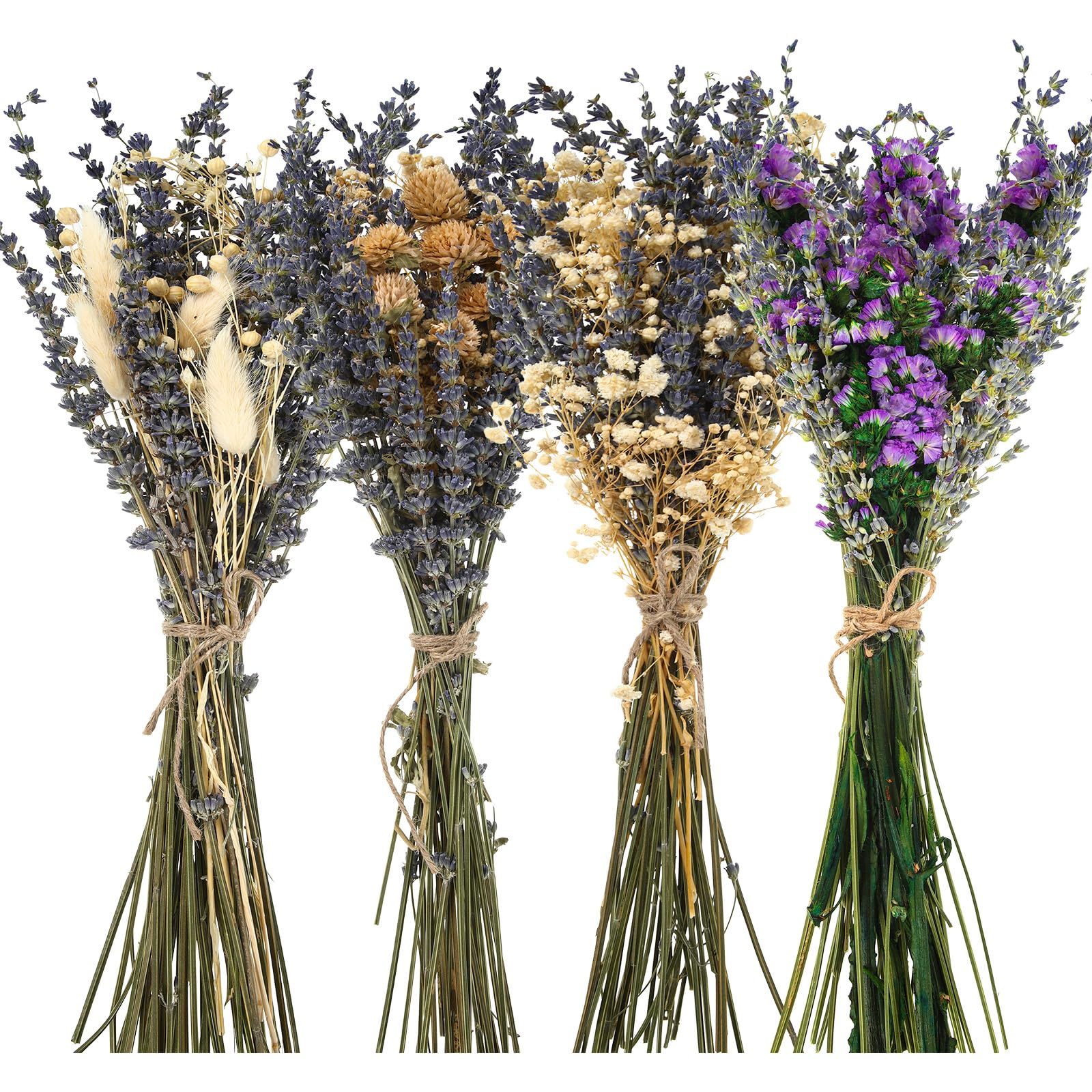 Layhit vue d'ensemble des quatre bouquets grand format, décoration durable