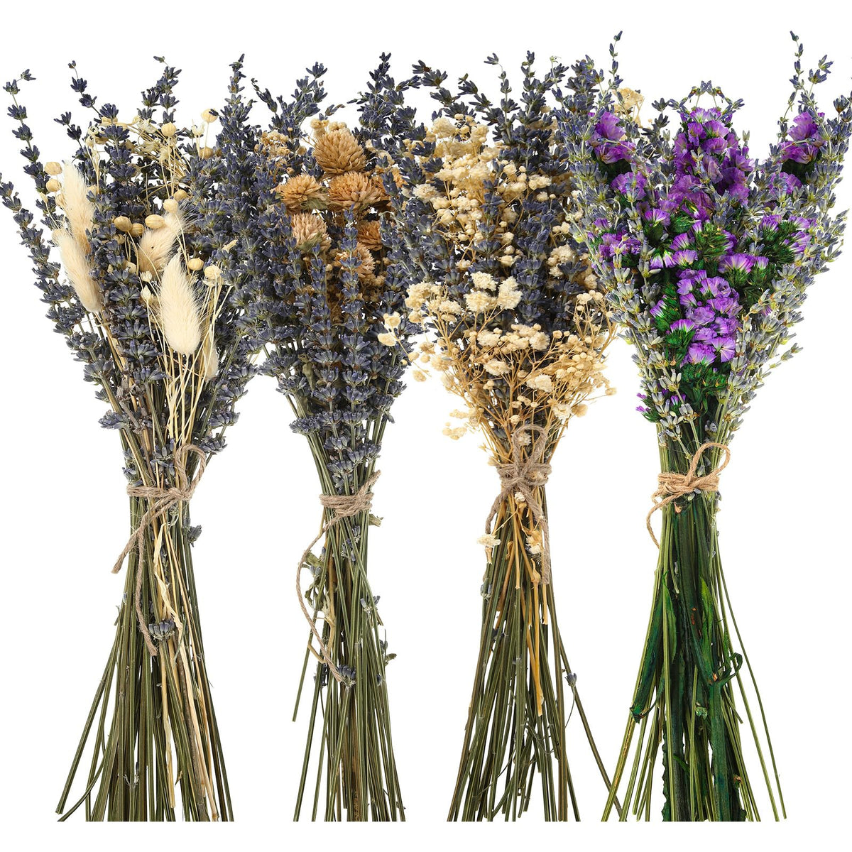 Layhit vue d'ensemble des quatre bouquets grand format, décoration durable