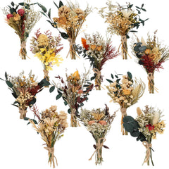 Layhit face emballage montrant lot de 12 bouquets, facilite choix décoratif