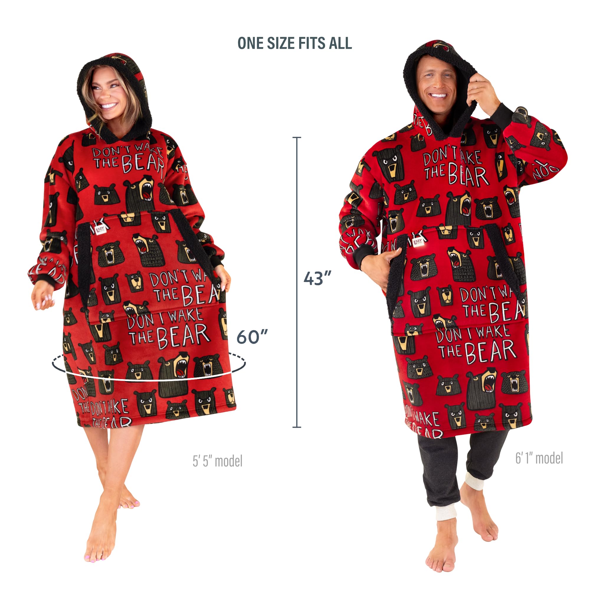 Lazy One comparaison d'échelle pour évaluer longueur et couvrance