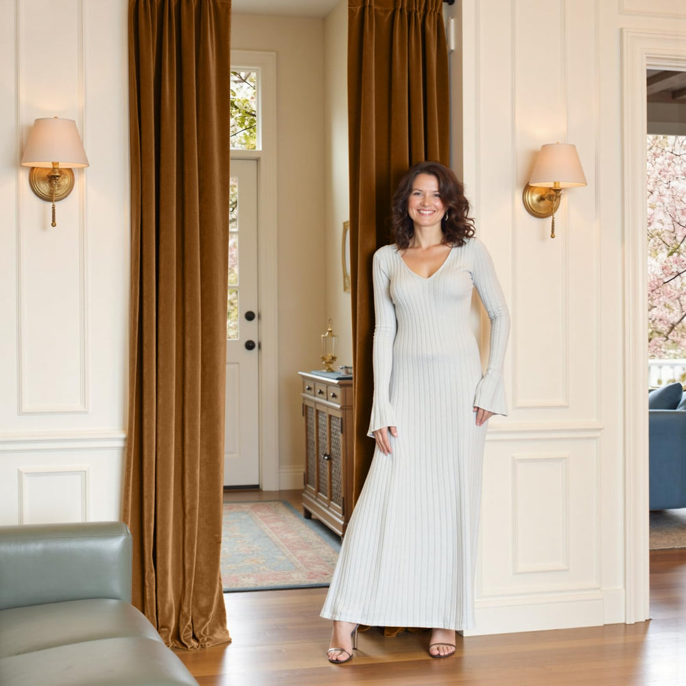 Lazzzy coin chambre décoré avec rideaux pour atmosphère cocooning