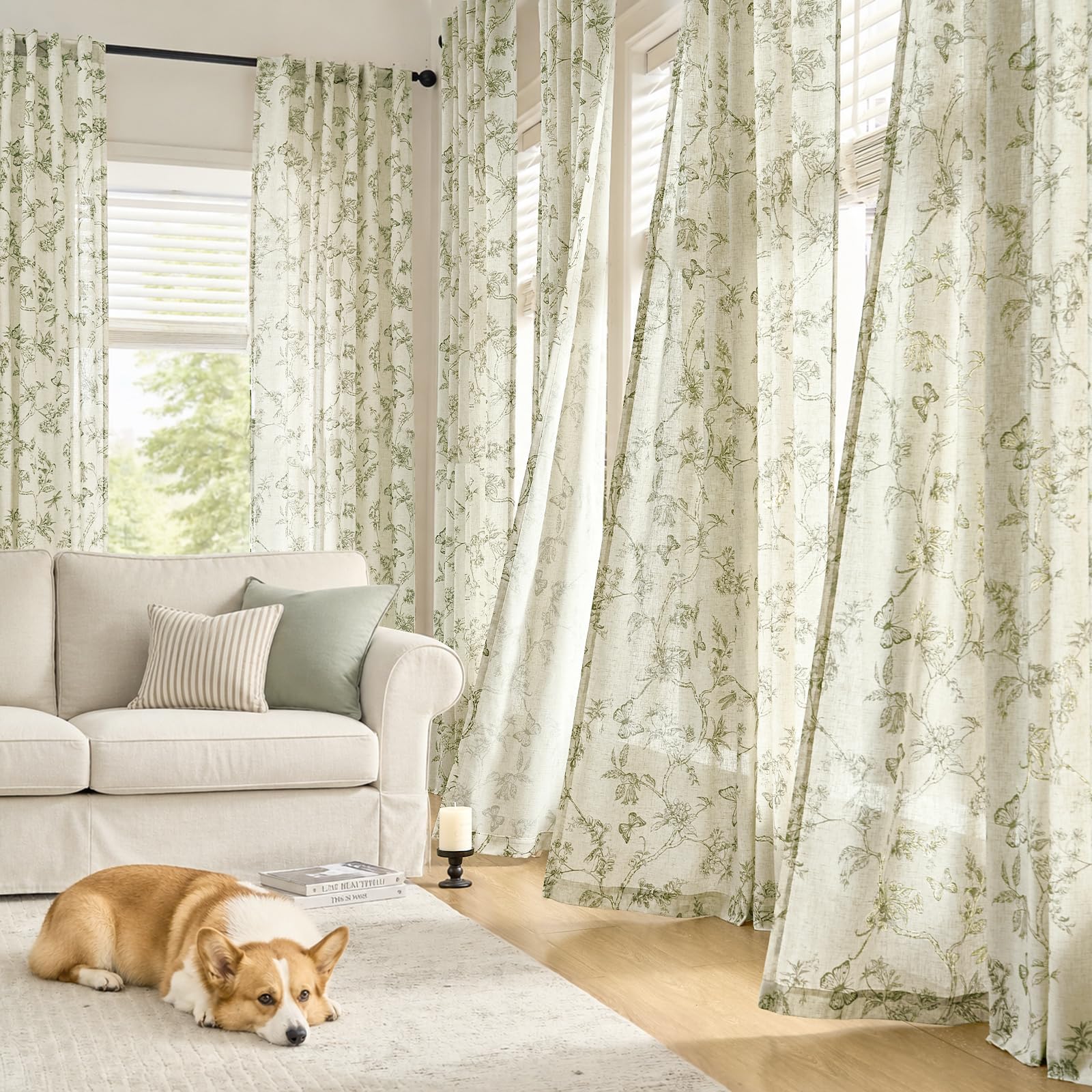 Lazzzy zoom motif floral illustrant élégance botanique et atmosphère douce