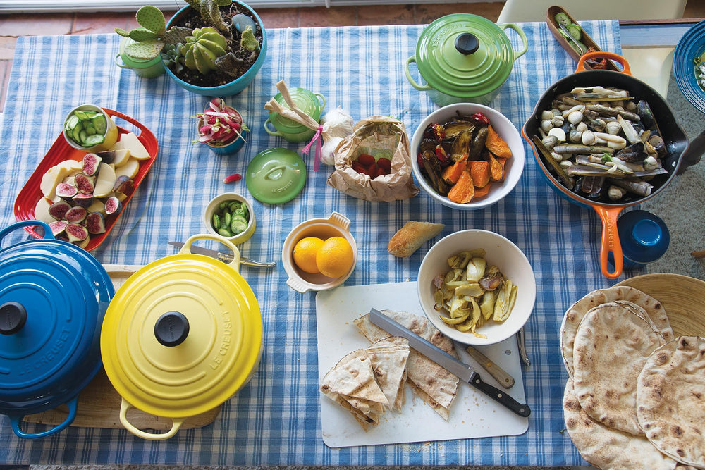 Le Creuset beurrier posé dans une cuisine, apporte praticité et esthétique