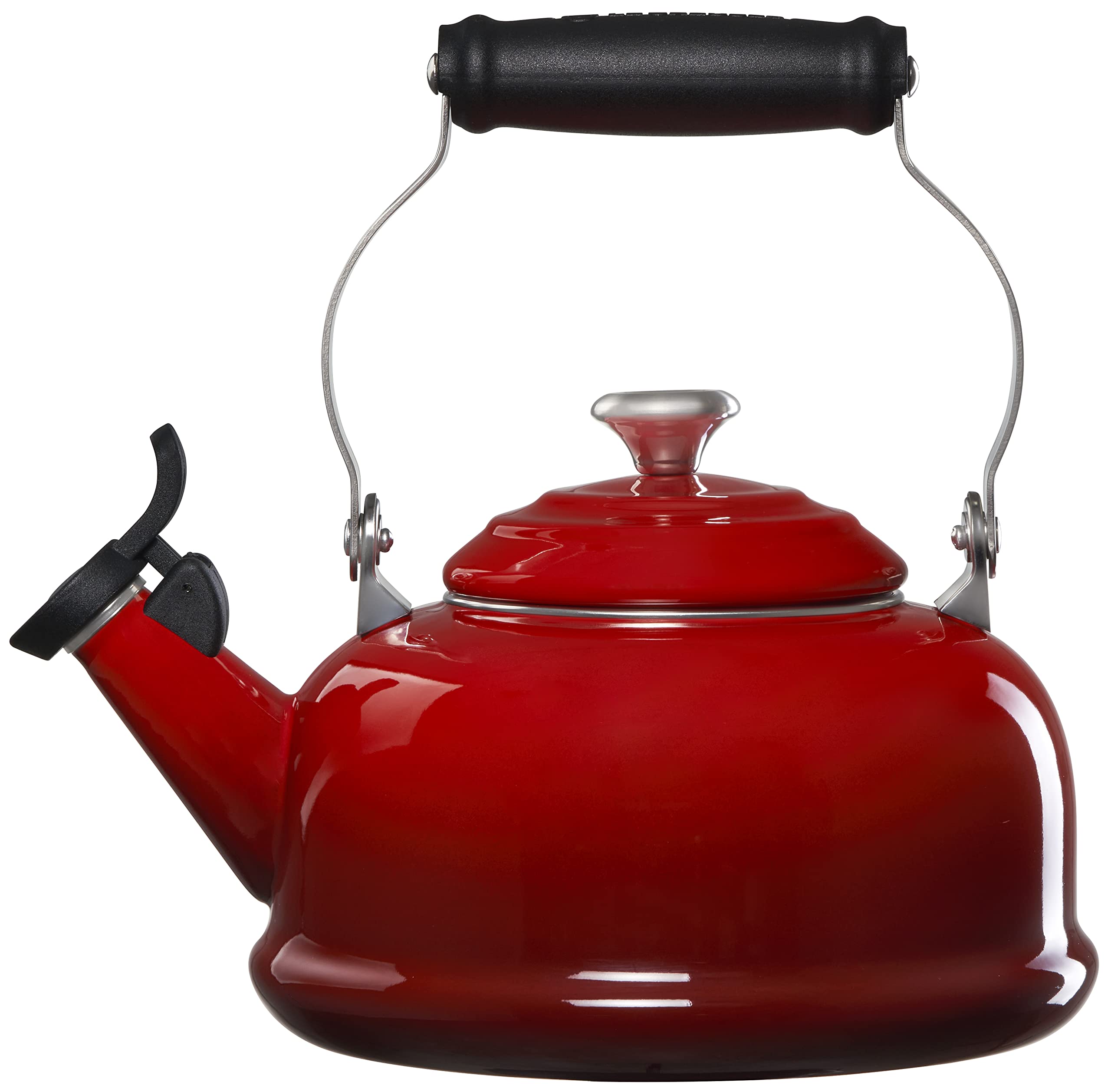 Le Creuset zoom émaillage montrant la surface lisse et résistante