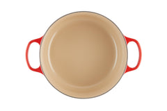 Le Creuset cocotte couvercle montrant circulation vapeur et humidité