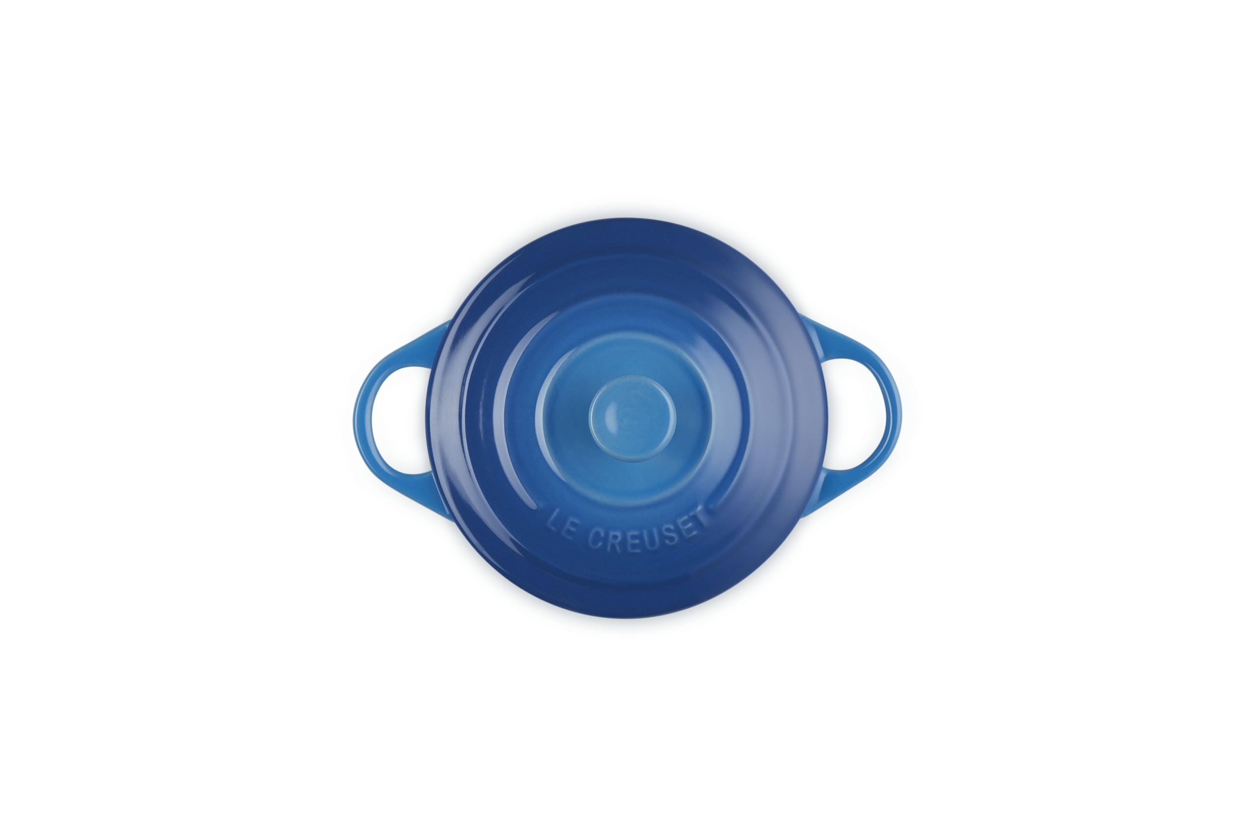 Le Creuset cocotte mini avec couvercle illustrant conservation et présentation