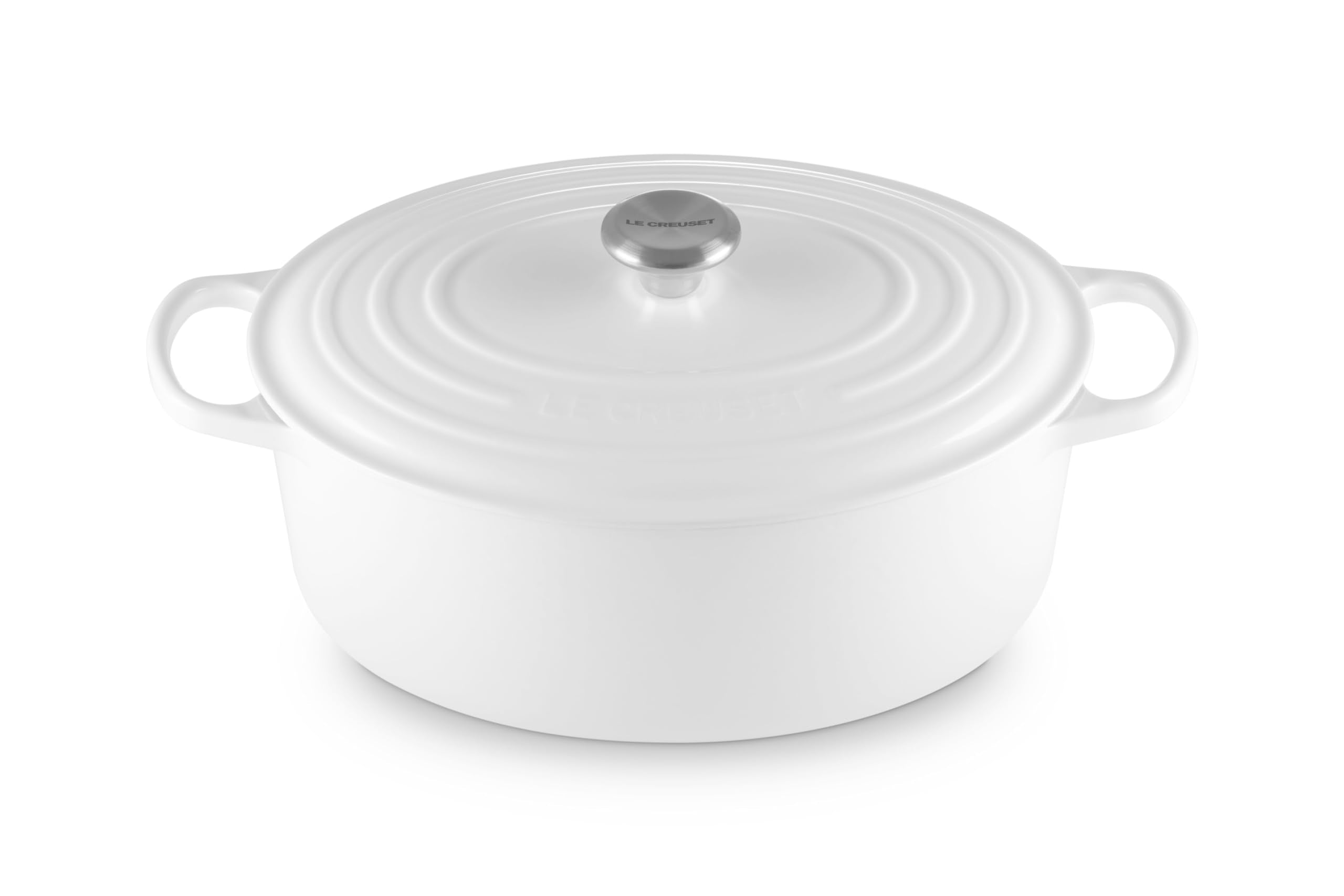 Le Creuset cocotte ovale face avant, design élégant et cuisson homogène